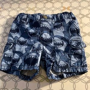 Navy Blue Shorts. Size 12 Months